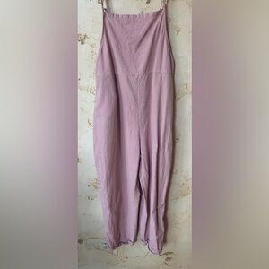 Adorable Pink Gauze Jumper – Size Large – 100% Cotton – Adjustable Straps